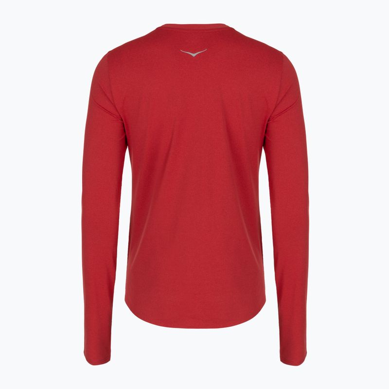 Dámske bežecké tričko longsleeve HOKA EveryRun Long Sleeve red agate 2