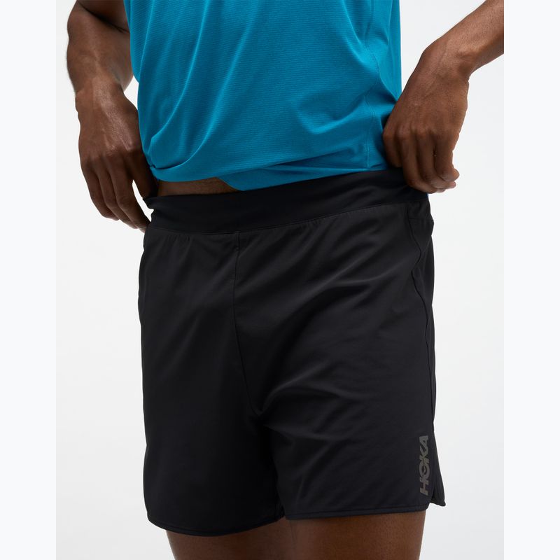Pánske bežecké šortky HOKA Glide Short 5" Brief black 6