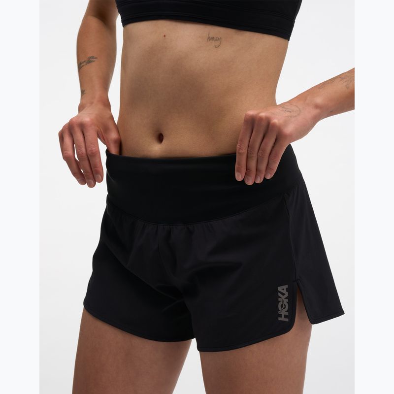 Dámske bežecké šortky HOKA Glide Short 3.5" Brief black 4