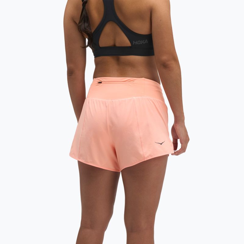 Dámske bežecké šortky HOKA Glide Short 3.5" Brief sunstone 3
