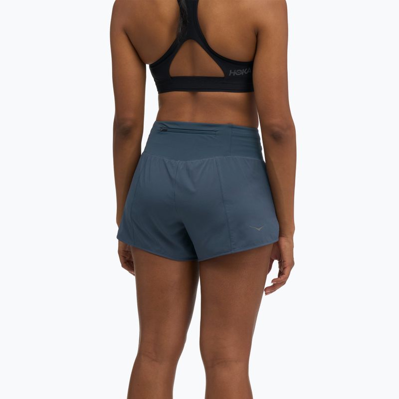 Dámske bežecké šortky HOKA Glide Short 3.5" Brief varsity navy 3