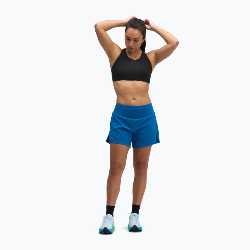 Dámske bežecké šortky HOKA Glide Short 5" 2in1 night glow blue 2