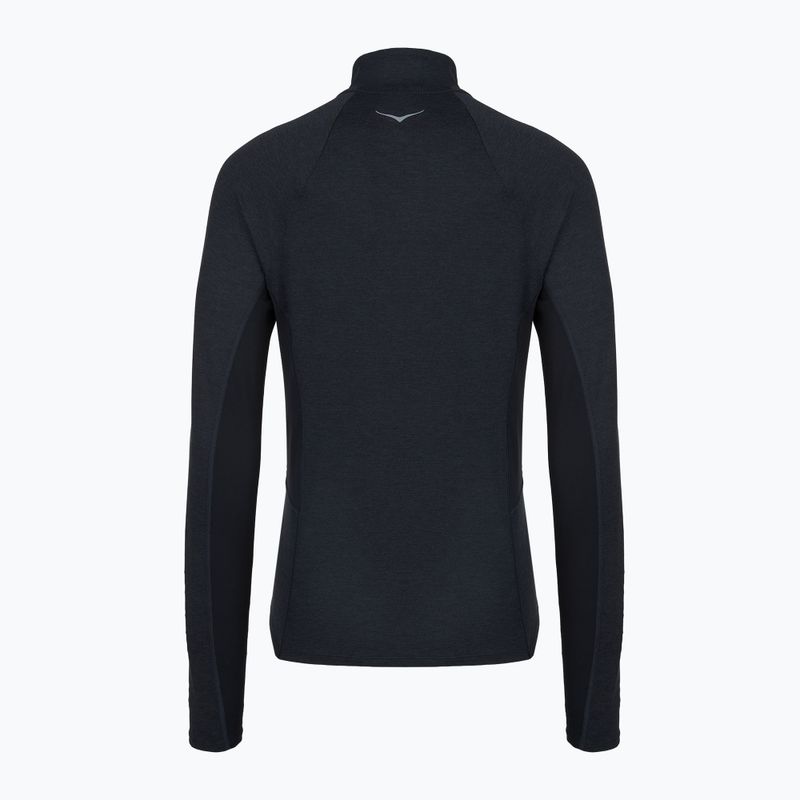 Dámska bežecká mikina HOKA Skyform Half Zip black heather 2