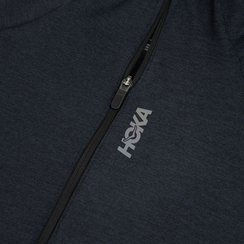 Dámska bežecká mikina HOKA Skyform Half Zip black heather 3