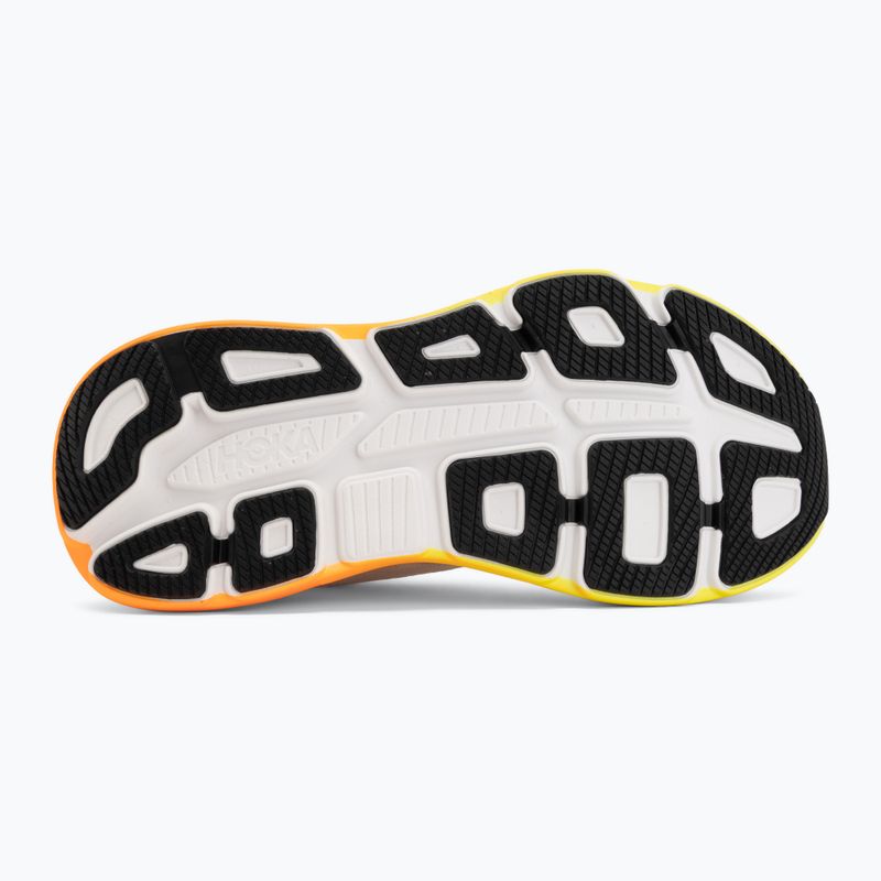 Pánske bežecké topánky HOKA Bondi 9 white/neon tangerine 4