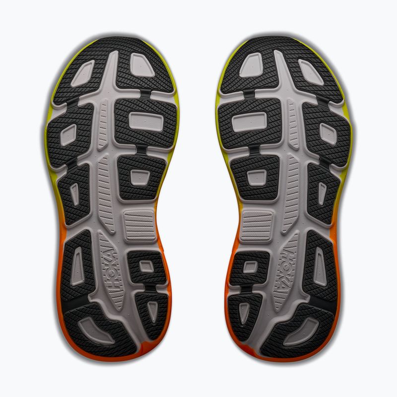 Pánske bežecké topánky HOKA Bondi 9 white/neon tangerine 6