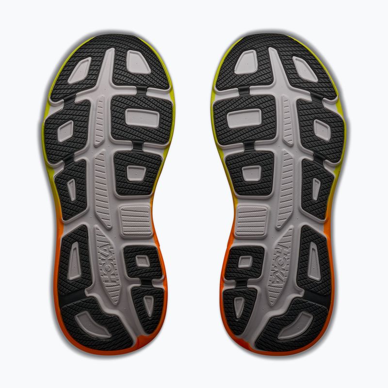 Pánske bežecké topánky HOKA Bondi 9 Wide white/neon tangerine 6