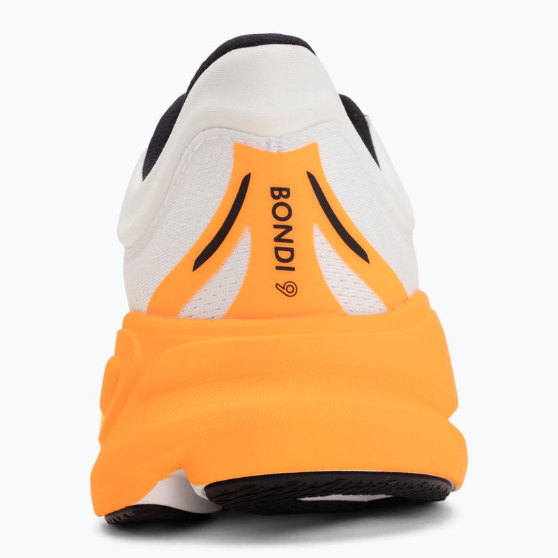 Pánske bežecké topánky HOKA Bondi 9 Wide white/neon tangerine 6
