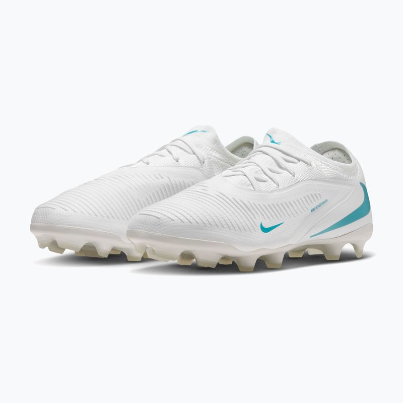 Detské kopačky Nike Phantom 6 Low Pro Jr FG/MG white/white/dusty cactus 3