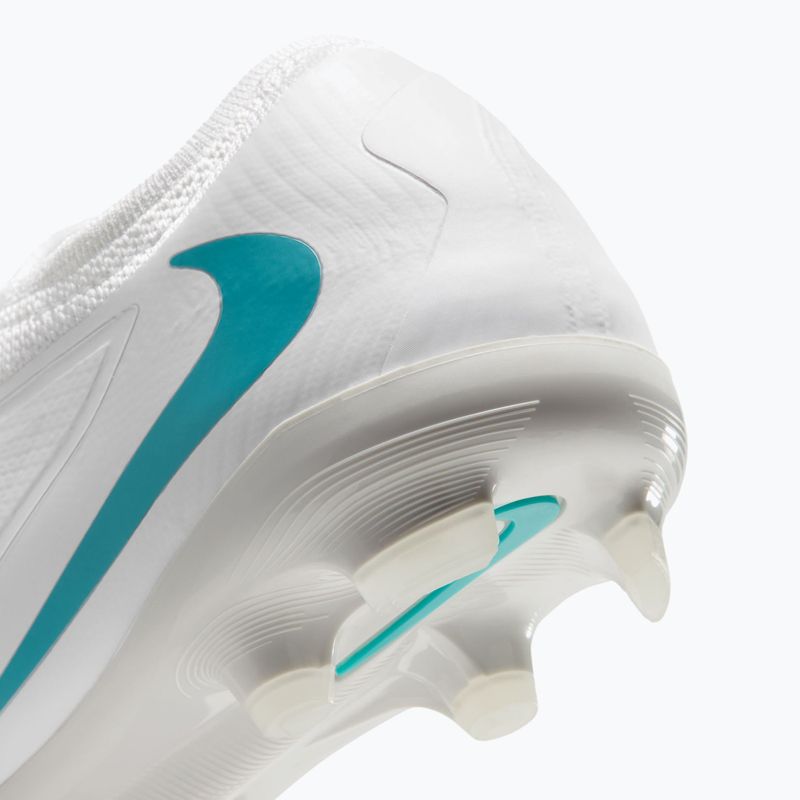 Detské kopačky Nike Phantom 6 Low Pro Jr FG/MG white/white/dusty cactus 8