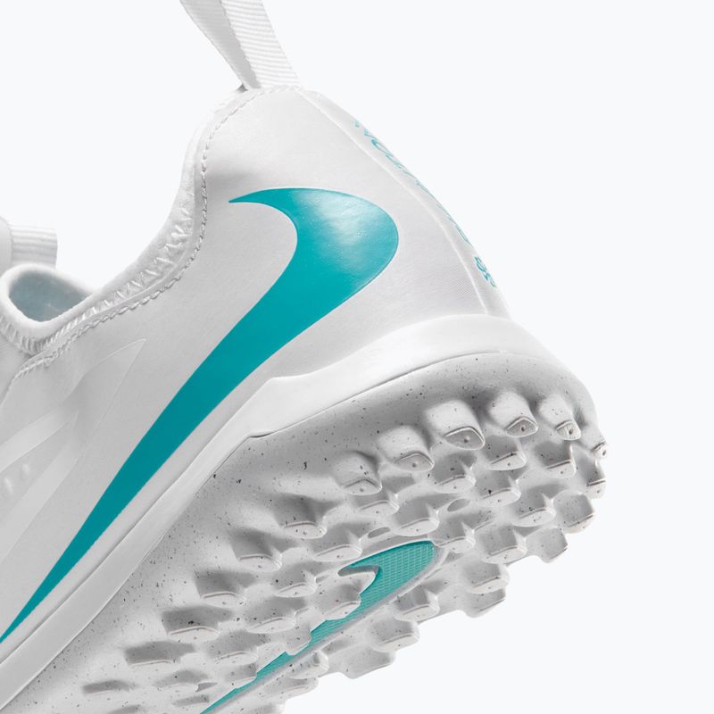 Detské kopačky Nike Phantom 6 Low Academy Jr TF white/white/dusty cactus 6