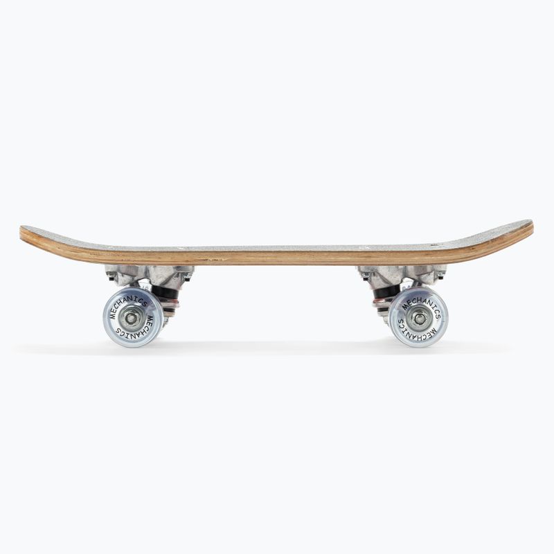 Detský klasický skateboard Mechanics červený Min17 3