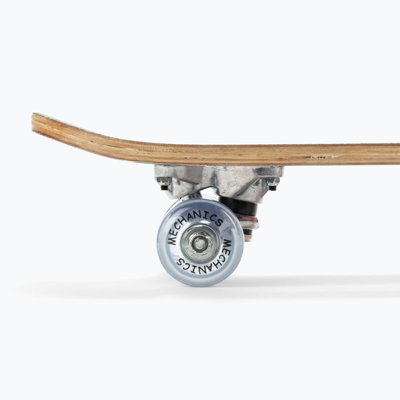 Detský klasický skateboard Mechanics červený Min17 5