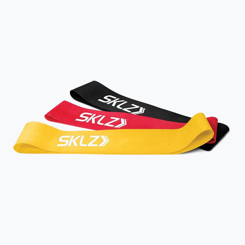 Cvičebné gumy 3 ks. SKLZ Mini Bands viacfarebné 0500