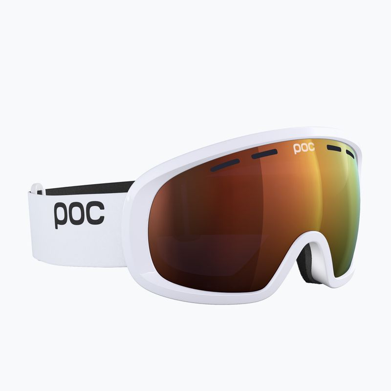Lyžiarske okuliare POC Fovea Mid Clarity hydrogen white/spektris orange 8