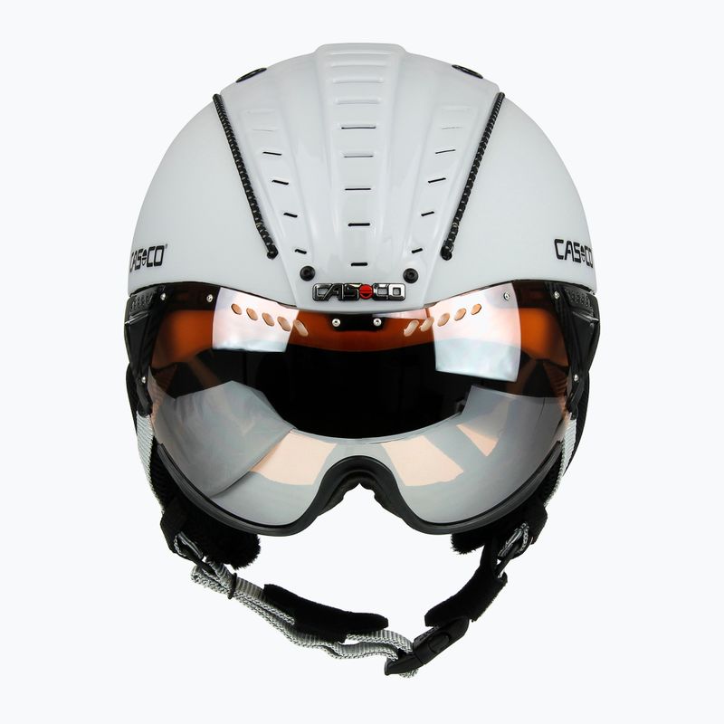 Lyžiarska prilba CASCO SP-2 Visier biela 07.3707 12
