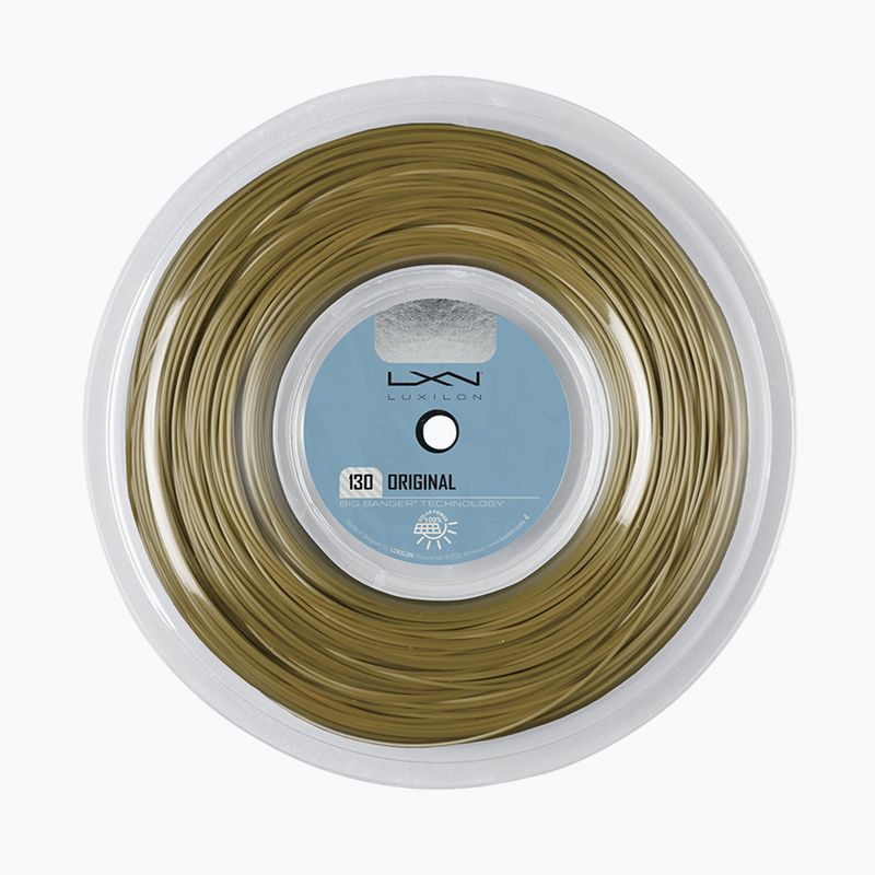 Tenisová struna Luxilon Original 130 Reel 200 m zlatá WRZ990900