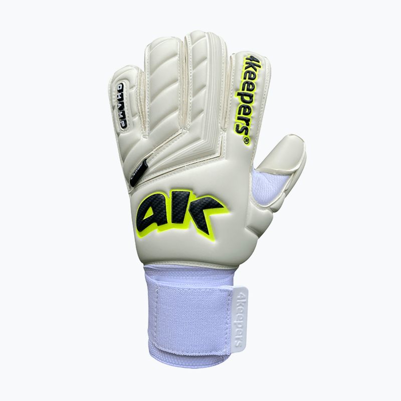 Detské brankárske rukavice 4keepers Champ Carbo V RF Strap white 4