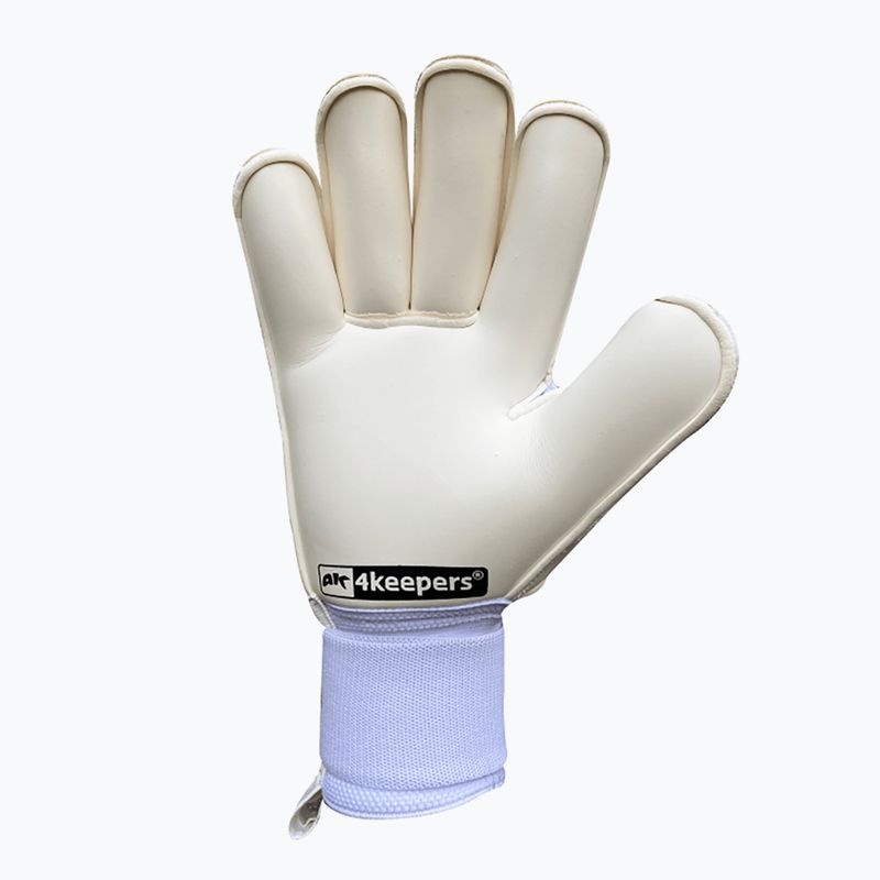Detské brankárske rukavice 4keepers Champ Carbo V RF Strap white 5