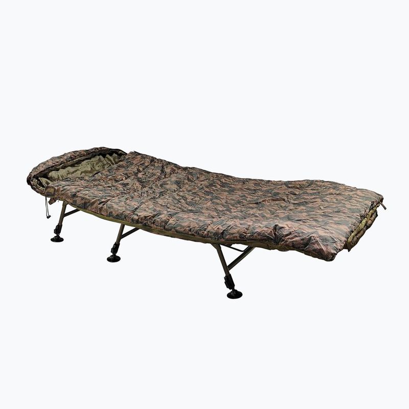 JRC Rova Camo Fleecový spací vak široký hnedý 1537841