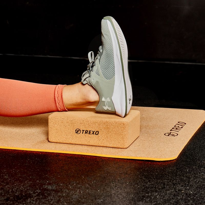 Joga kocka XTREXO hnedá YB-75 9