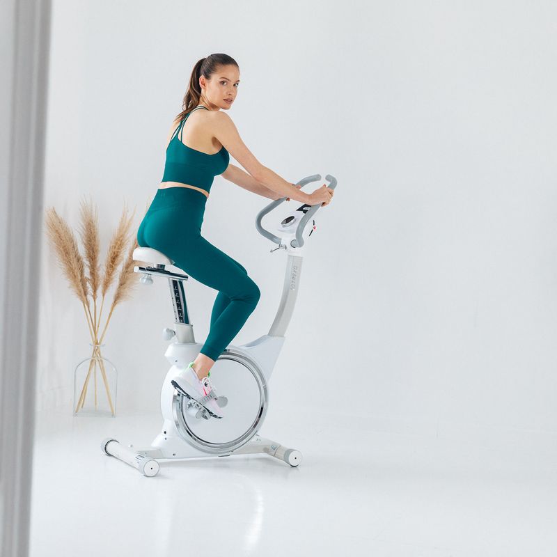 Stacionárny bicykel XTREXO biely EB3 17