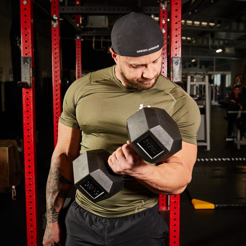 XTREXO Hex HXD200 20 kg pogumované činky 9