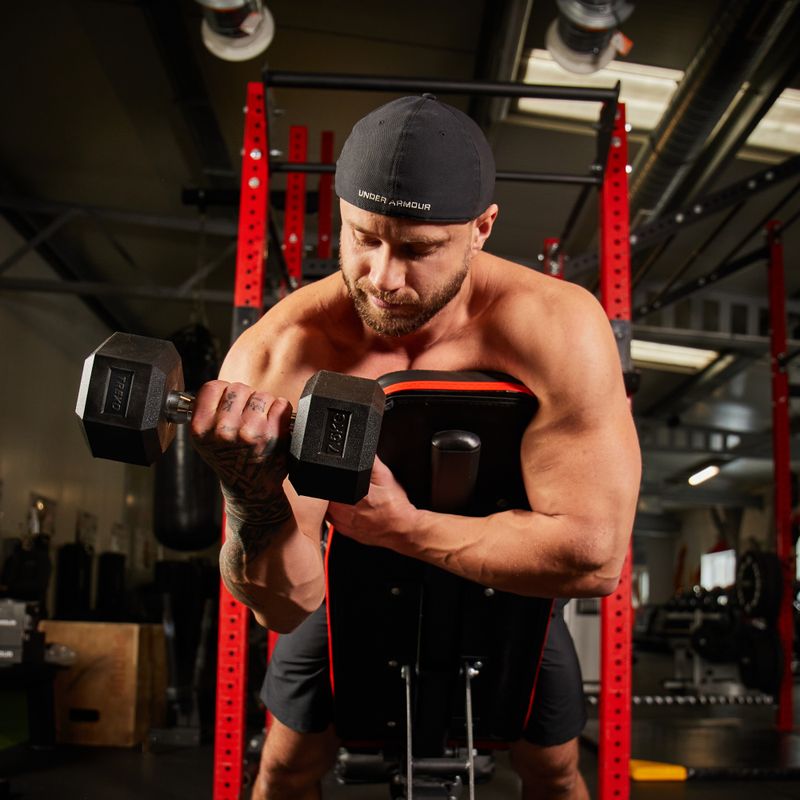 Pogumovaná činka XTREXO Hex HXD75 7,5 kg 8