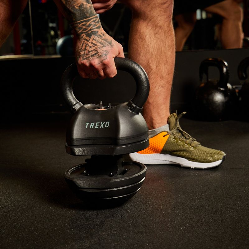 Nastaviteľný kettlebell XTREXO 14 kg 14