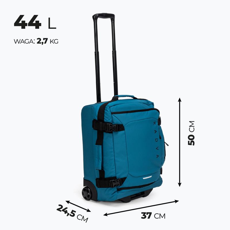 Cestovná taška na palubu KADVA Lazio 44 l modrá 3