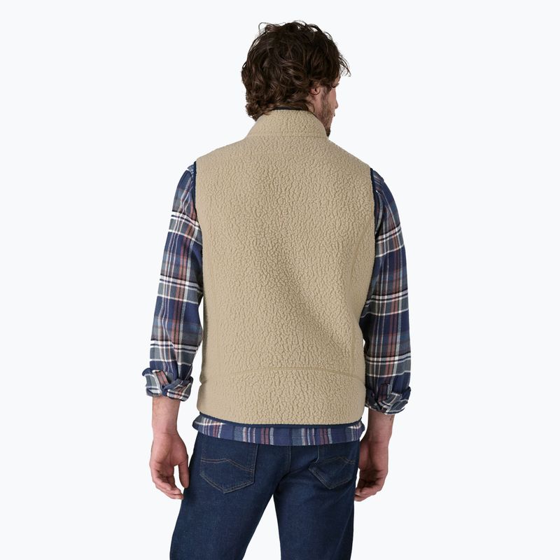 Pánska vesta Patagonia Retro Pile Fleece el cap khaki 2