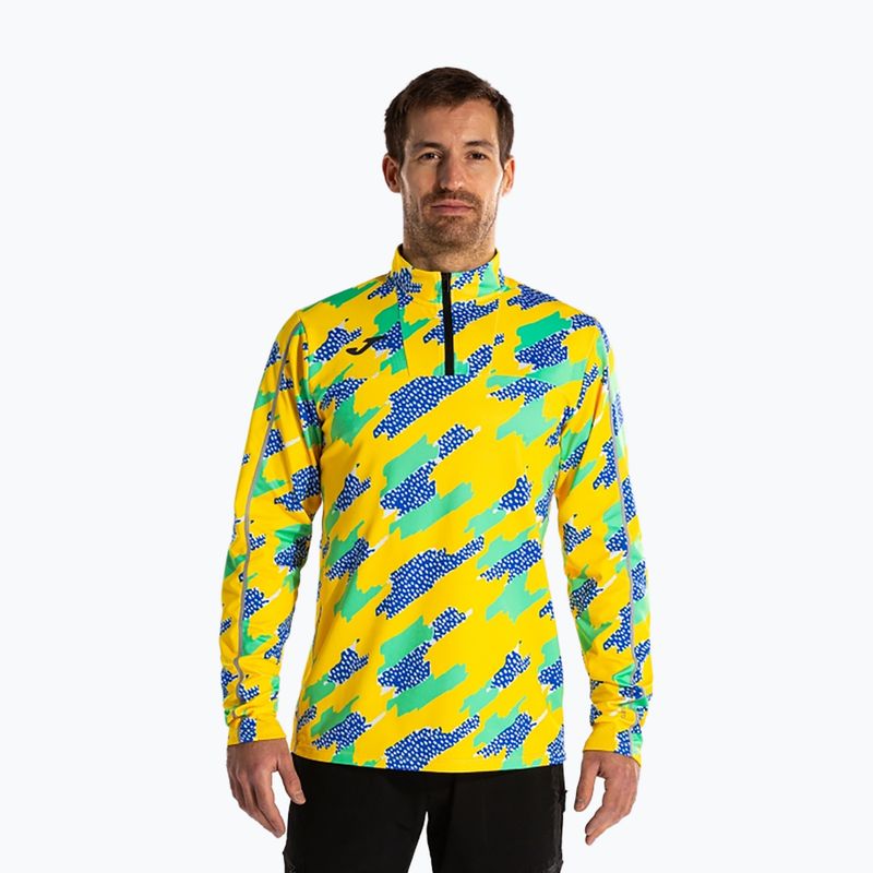 Pánska bežecká mikina Joma R-Trail Nature žltá