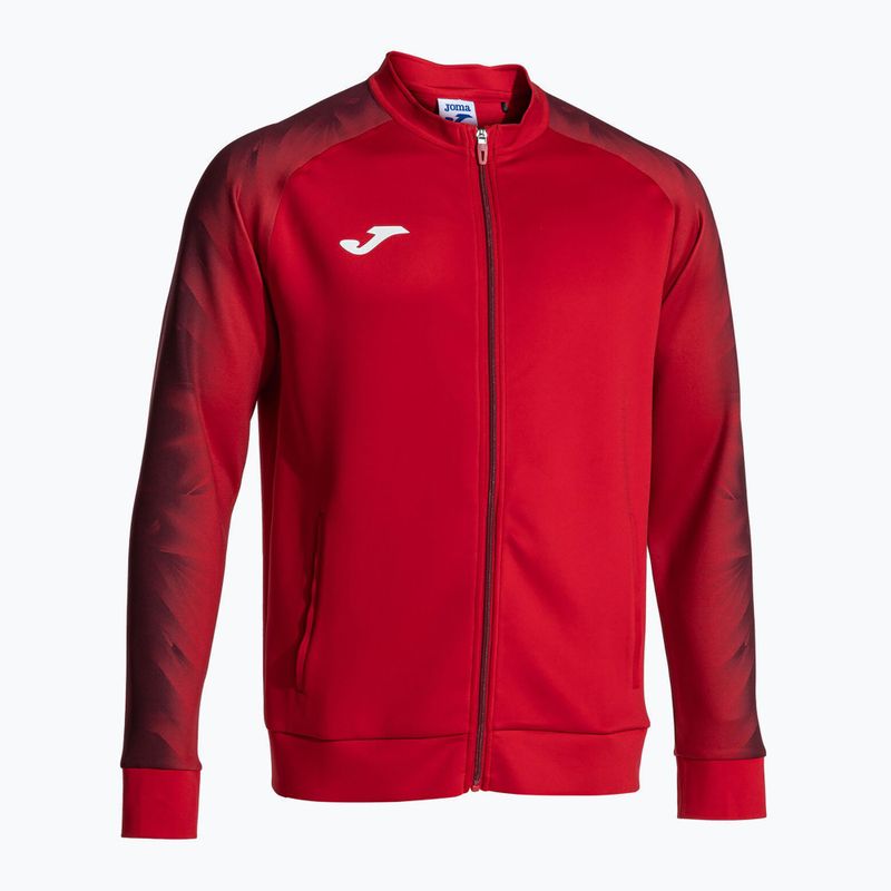 Pánska bežecká mikina Joma Elite XI Full Zip red 2