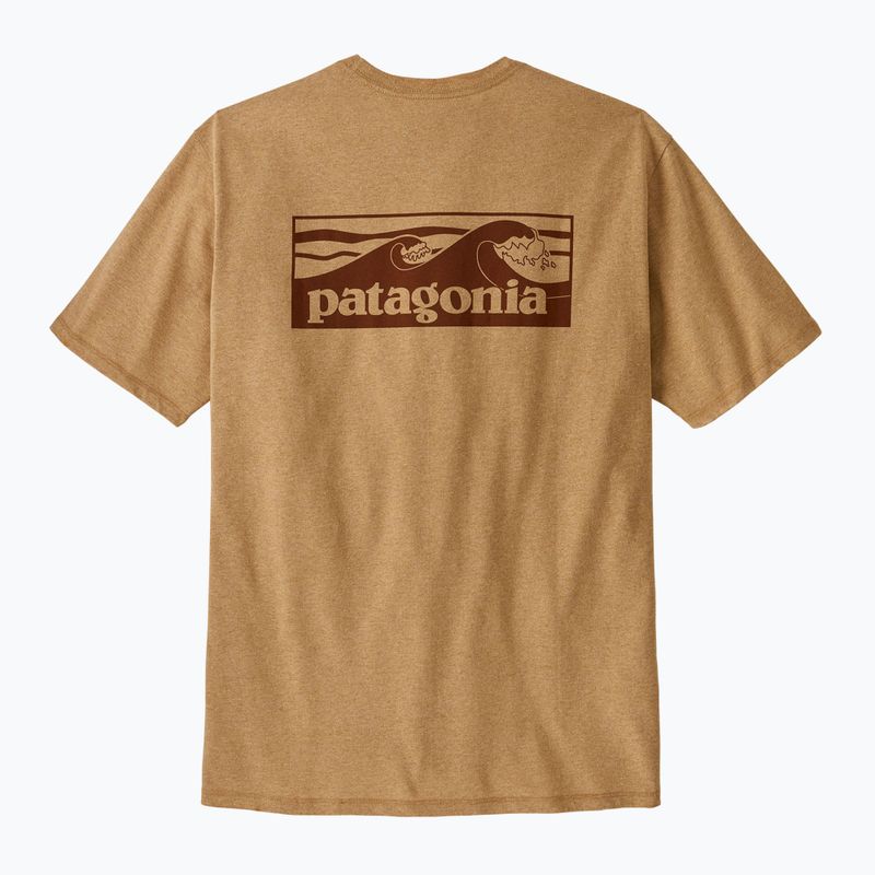 Pánske  tričko Patagonia Boardshort Logo Pocket Responsibili talon gold 3
