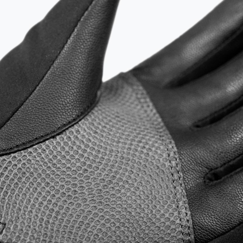 Detské lyžiarske rukavice Reusch Worldcup Warrior Prime R-Tex XT Mitten black/silver/fluo red 6