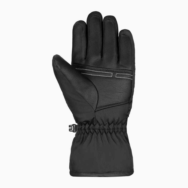 Detské lyžiarske rukavice Reusch Alan Junior black/pink glo 4