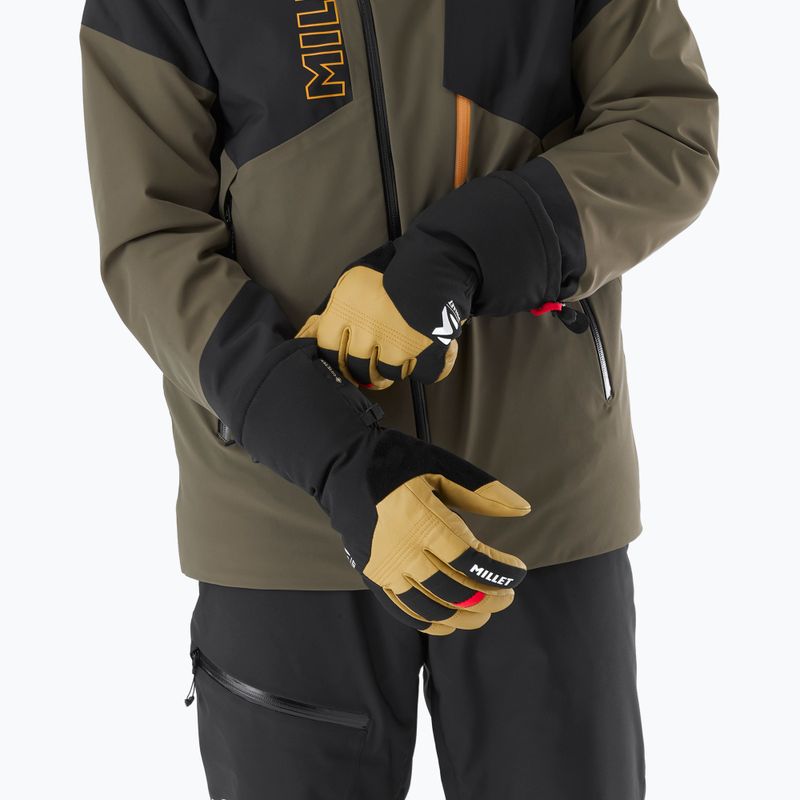 Pánske lyžiarske rukavice Millet Cosmic GTX brown 7