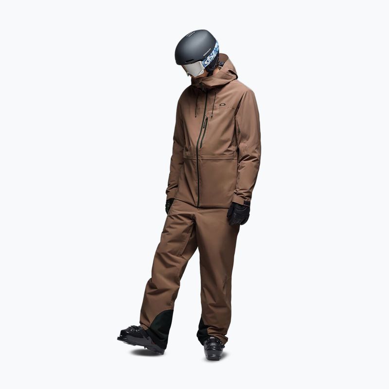 Pánske lyžiarske nohavice Oakley Canopy Insulated dark umber 2