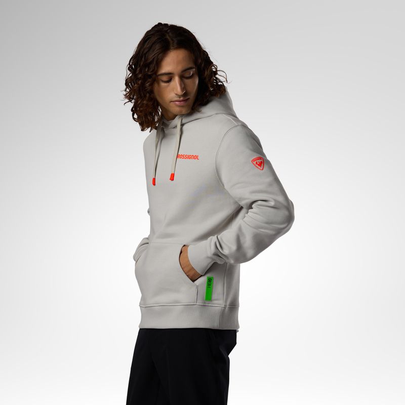Pánska mikina Rossignol Hero Hoodie light grey 4
