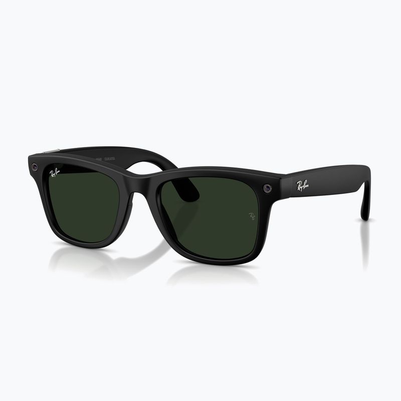 Okuliare s kamerou Ray-Ban Meta Wayfarer matte black/trs g.green 7