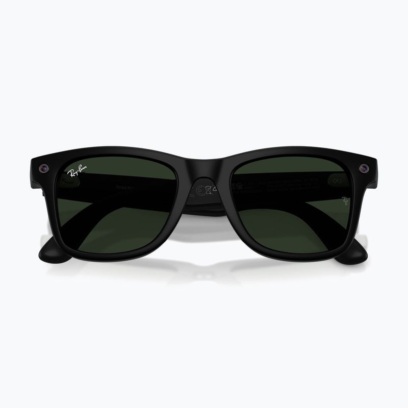 Okuliare s kamerou Ray-Ban Meta Wayfarer matte black/trs g.green 9