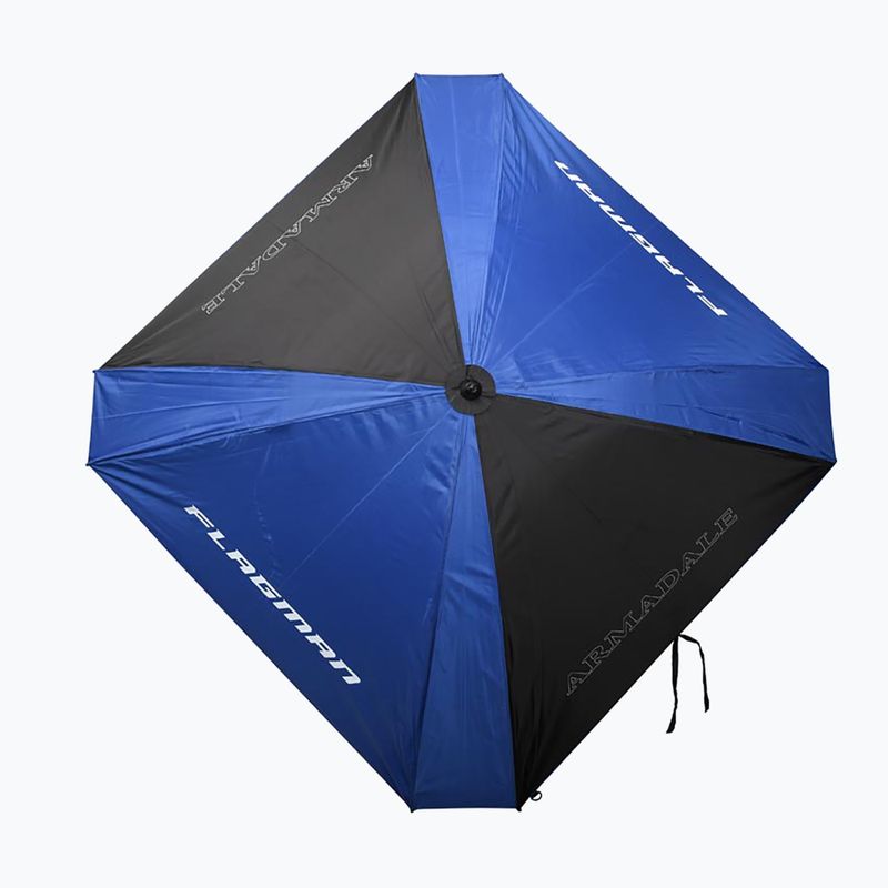 Rybársky dáždnik Flagman Armadale Square black / blue 2