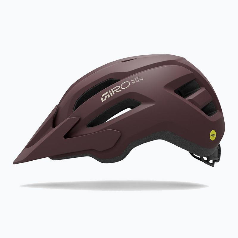 Cyklistická prilba Giro Fixture II MIPS W matte maroon 2