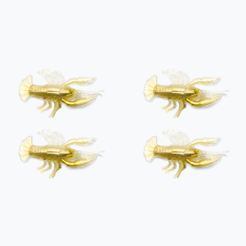 Relax Crawfish 2 Laminovaná gumová nástraha 4 ks melón-čierna červená trblietavá hodváb CRF2
