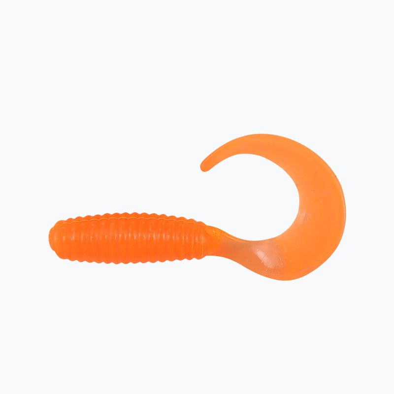 Gumová návnada Relax Twister VR1 Standard 8 ks transparentná oranžová VR1-TS
