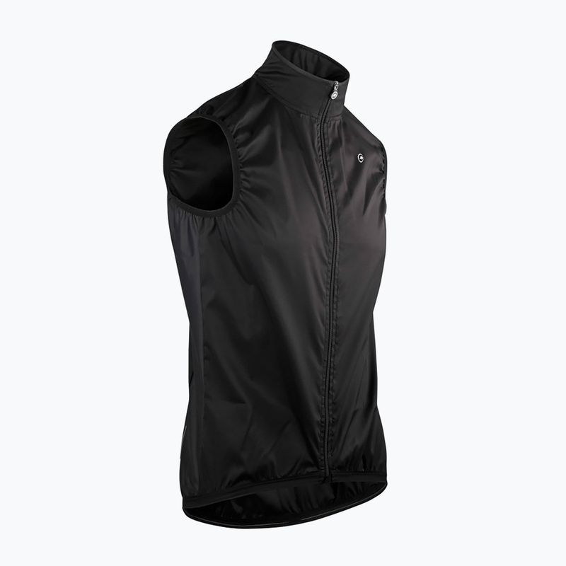 ASSOS Mille GT Wind pánska cyklistická vesta čierna 13.34.338.18 2