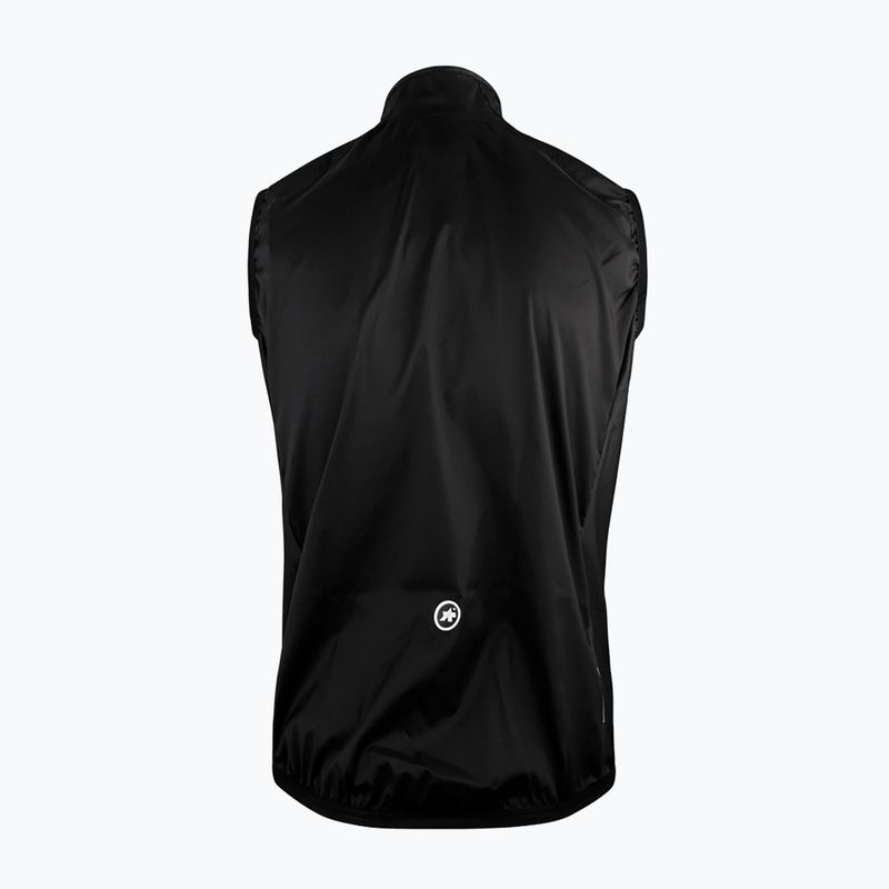 ASSOS Mille GT Wind pánska cyklistická vesta čierna 13.34.338.18 4