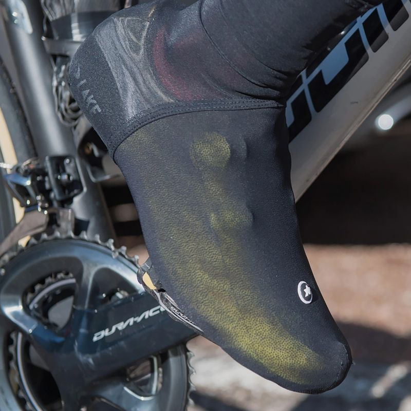 ASSOS Spring Fall Booties cyklistické chrániče na topánky čierne 7