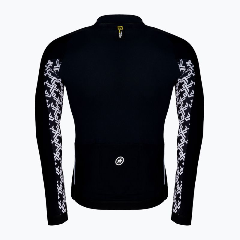 ASSOS Mille GT Spring Fall pánsky cyklistický dres čierny 11.30.344.18 2
