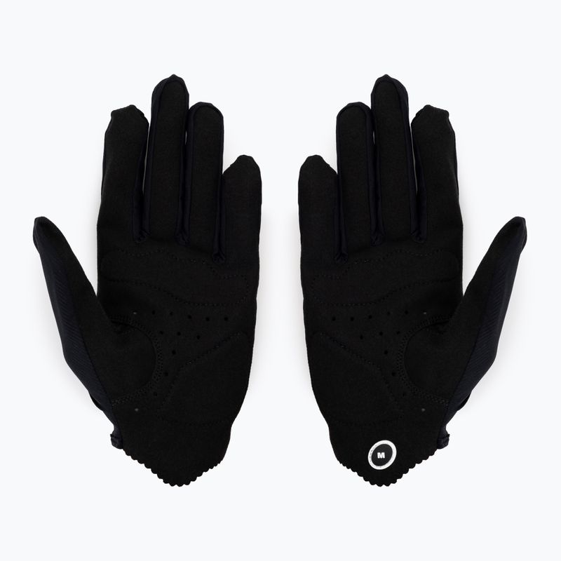 ASSOS RS Aero FF pánske cyklistické rukavice čierne P13.50.528.18 3